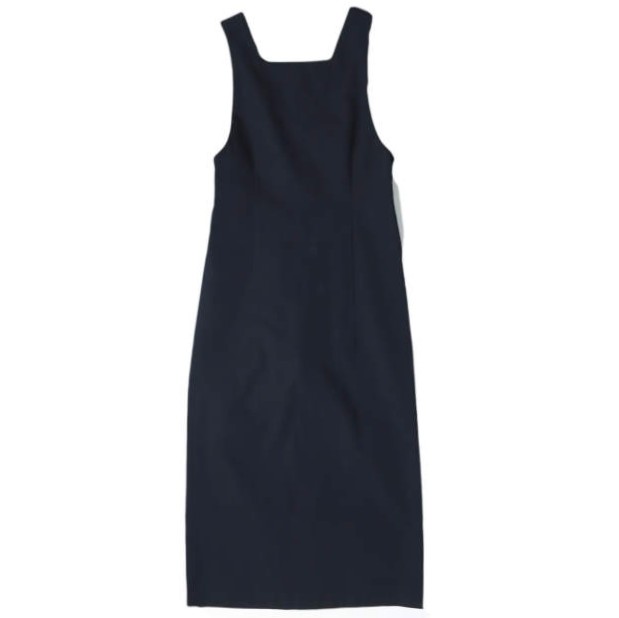 LOEFF ロエフ 日本製 C/W ギャバ ジャンパースカート 8826-299-0056 0 NAVY オールインワン 定価39,600円 ユナイテッドアローズ ロング ワンピース【中古】【LOEFF】