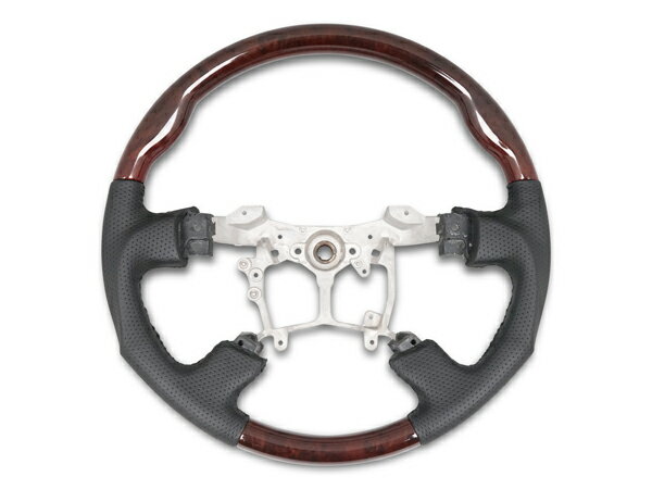 アルファード ヴェルファイア ANH20W GGH20W ANH25W GGH25W 後期 ガングリップステアリング シフトノブ ポプラ調茶木目 H23.11～H27.1 3