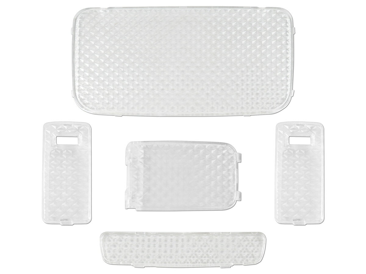 200系 ハイエース 4型 5型 6型 7型 8型 S-GL 専用 SMDルームランプ ルームランプカバー 14点セット