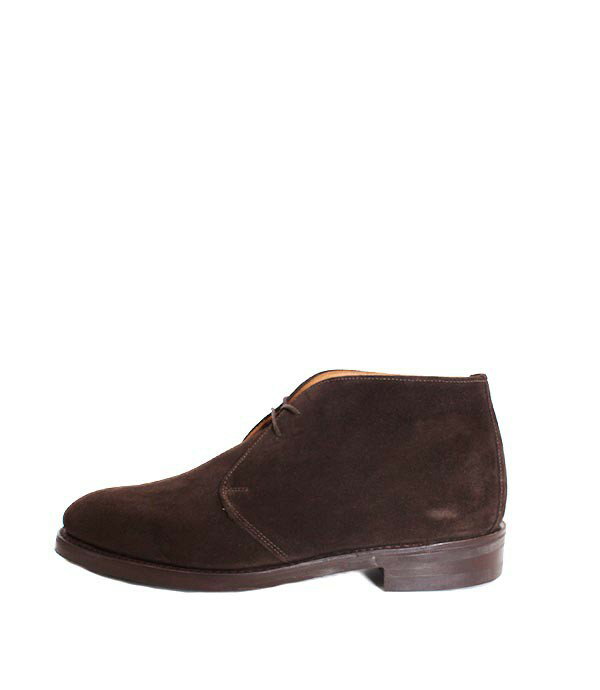 SANDERS/サンダース　1833　ダークブラウン(PINNER)　チャッカブーツ　ショートブーツ　ダイナイトソール　カーフスエード