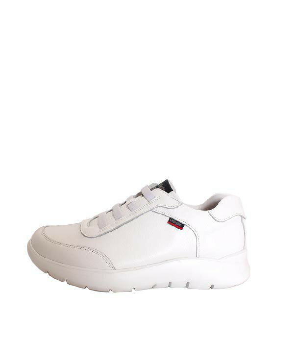 別注モデル メンズ CallagHanカラハン 51307 ホワイト スリッポン レザースニーカー ダッドスニーカー スムースレザー コンフォートシューズ スニーカー 厚底スニーカー お洒落 ファッション