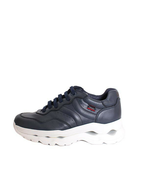 乐天商城 - 別注仕様　メンズ　CallagHanカラハン　17800　ネイビー　レザースニーカー ダッドスニーカー　スムースレザー　コンフォートシューズ　スニーカー　厚底スニーカー　お洒落　ファッション