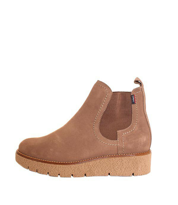 乐天商城 - 限定モデル　レディース　CallagHanカラハン　32601　ブラウンベージュ　サイドゴアブーツ　ショートブーツ　スエードレザー　歩きやすい　コンフォートシューズ　お洒落　ファッション　牛革