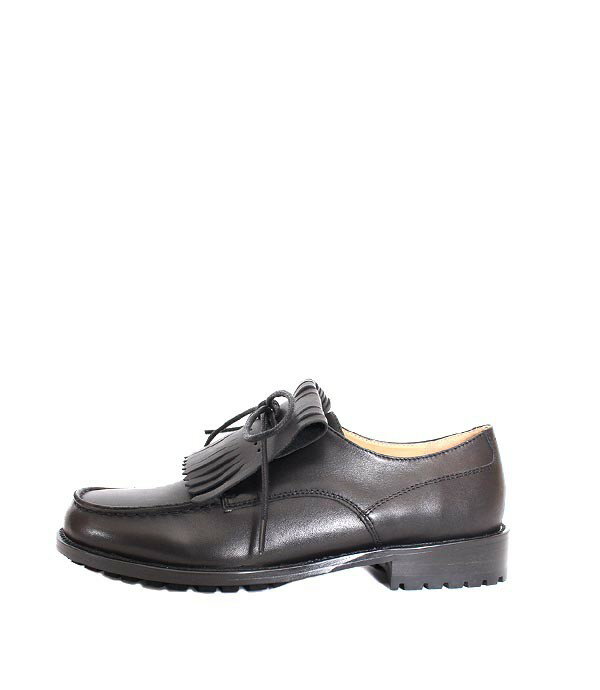 ARTESANOSアルテサノス　LL42　ブラック　マニッシュシューズ　レザーシューズ　キルトシューズ　ソフトレザー
