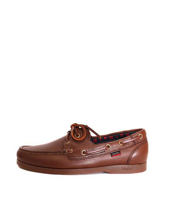 乐天商城 - メンズ　CallagHanカラハン　51600　ブラウン　デッキシューズ　レザーシューズ　スムースレザー　コンフォートシューズ　お洒落　ファッション