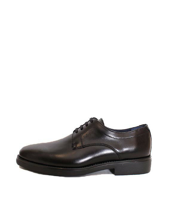 メンズ　CallagHanカラハン　59800　ブラック　プレーントゥシューズ　レザーシューズ　コンフォートシューズ　スムースレザー　歩きやすい