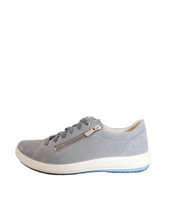 legeroレジェロ　1162　ライトブルー　レザースニーカー　コンフォートスニーカー　サイドジップ　スエードレザー　歩きやすい　お洒落...