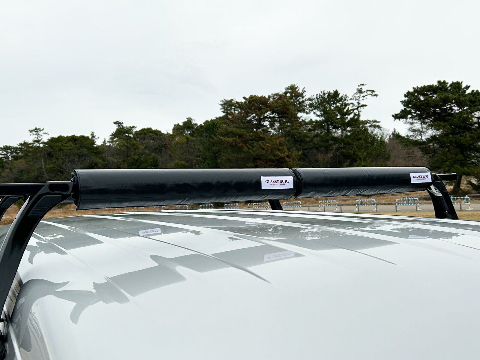 キャリアパッド キャリアパット ルーフラックパッド パッド クッション サーフィン サーフ ウインドサーフィン カヌー カヤック SUP ミドルタイプ GLASSY グラッシー 3