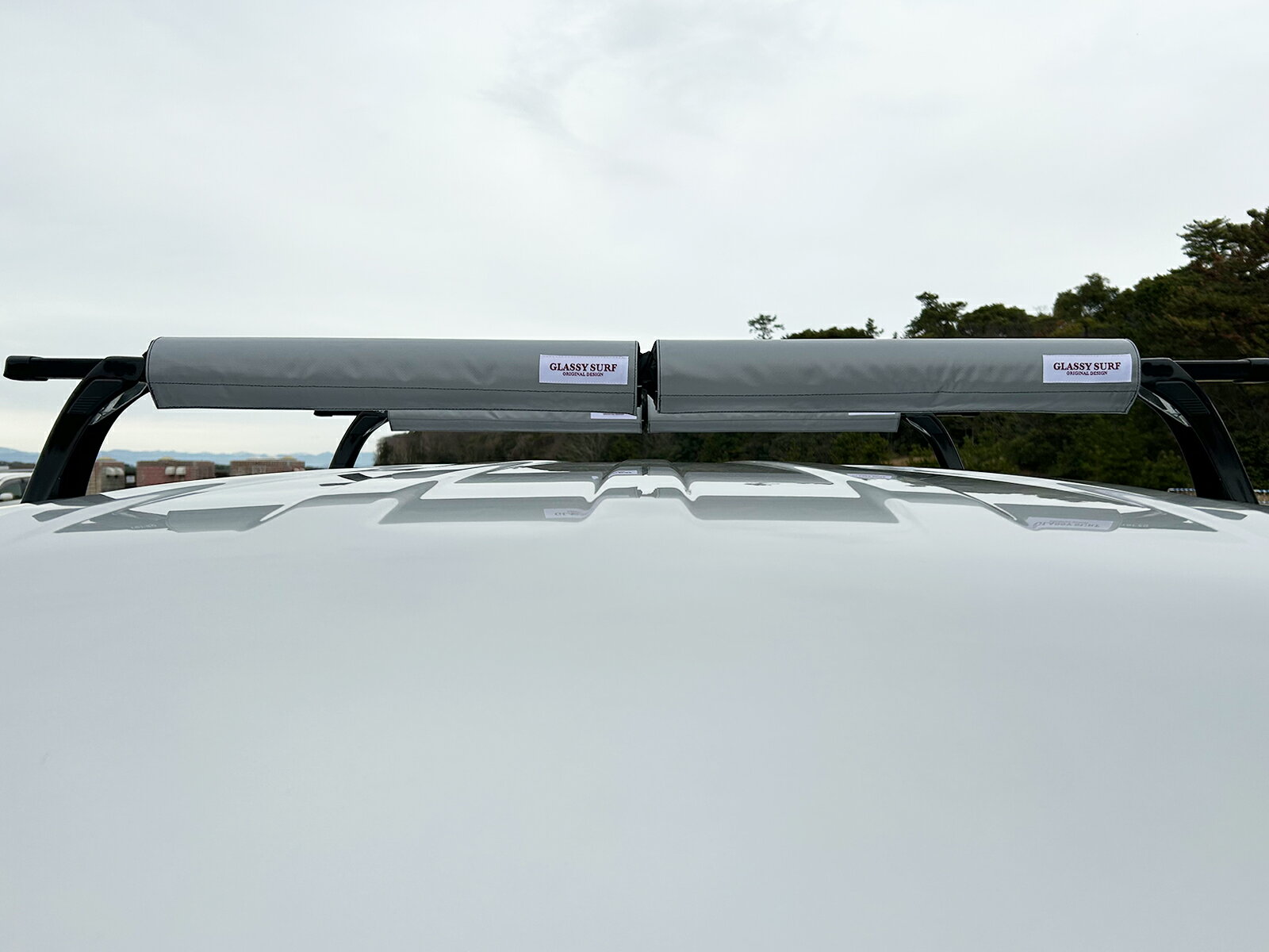 キャリアパッド キャリアパット ルーフラックパッド パッド クッション サーフィン サーフ ウインドサーフィン カヌー カヤック SUP ミドルタイプ GLASSY グラッシー 2