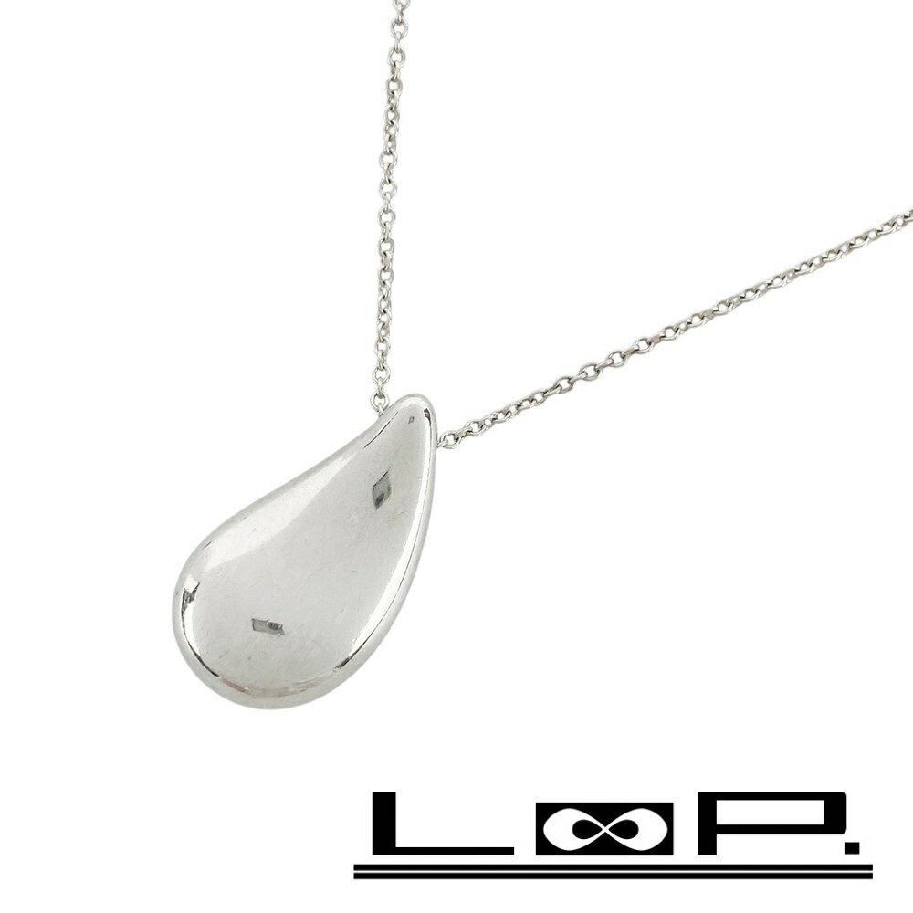 ティファニー ■美品■ エルサペレッティ ティアドロップ ネックレス アクセサリー SV925 シルバー 9 
