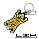 ■美品■ ルイヴィトン ポルトクレ LV MADE タイガー キーリング チャーム モノグラム レザー ブラウン イエロー MP3221 【394805】3 【中古】