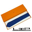 ■新品■ エルメス ネクタイ ビジネス メンズ シルク ネイビー ブルー 箱 【16008】5 【中古】