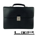 SALE!!!!■新同■ ルイヴィトン ラギート ブリーフ ビジネス ハンド バッグ エピ ブラック M54552 【6009】8 【中古】