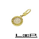 ■美品■ ブルガリ BB ペンダントトップ パヴェ ネックレス チャーム ダイヤモンド YG 750 4.5g 【403613】7 【中古】