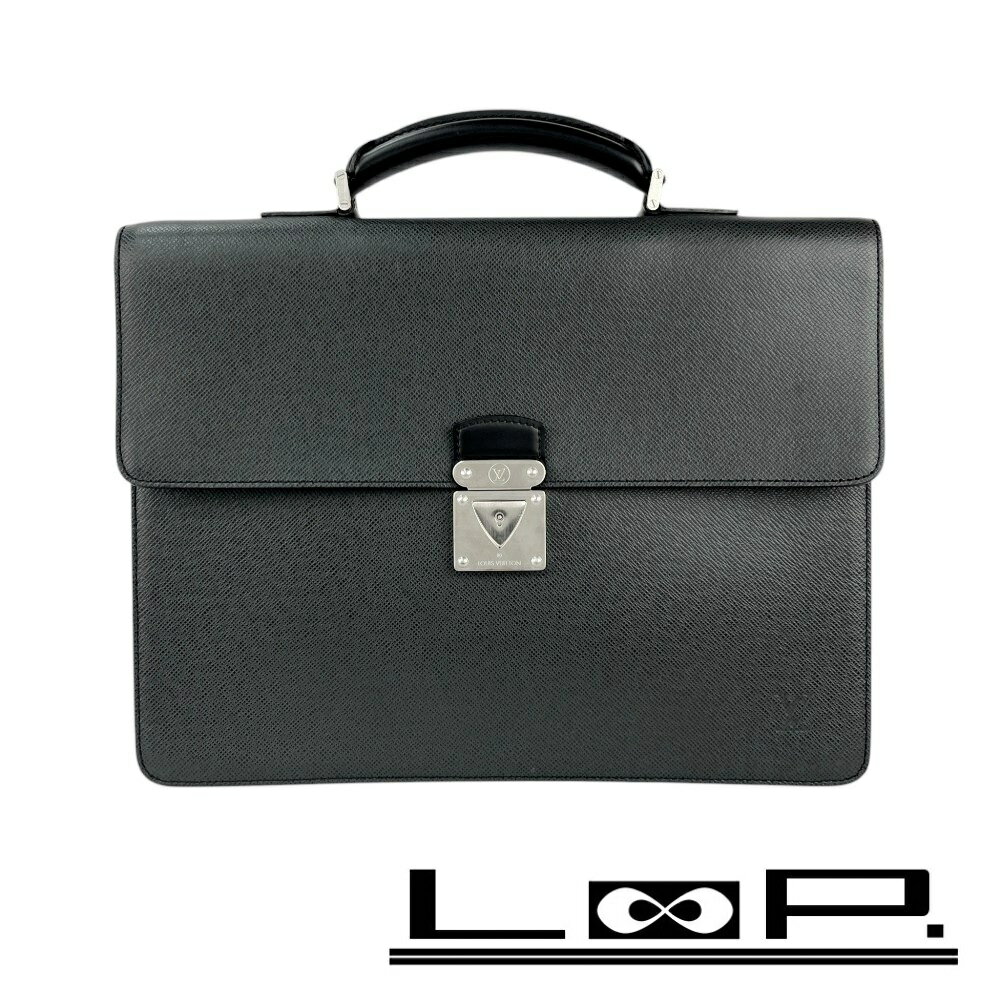 ルイヴィトン ■新同■ ラギート アルドワーズ ビジネスバッグ ハンドバッグ ブリーフケース タイガ ノワール M31092 【584114】7 【中古】