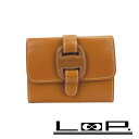 ■中古■ フェラガモ コイン カード ケース 小銭入れ 財布 レザー ブラウン 【17715】3 【中古】