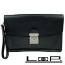 ■新同■ ルイヴィトン ベライア クラッチバッグ タイガ アルドワーズ ブラック 黒 M32592 【347016】4 【中古】(4)