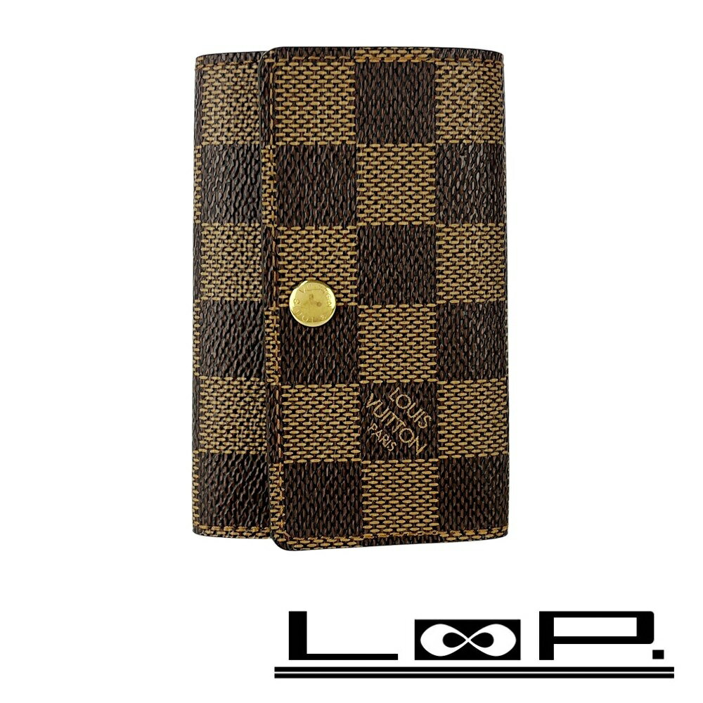 ルイヴィトン ■中古■ミュルティクレ 6 6連 キーケース ダミエ ブラウン N62630 【499616】11 【中古】