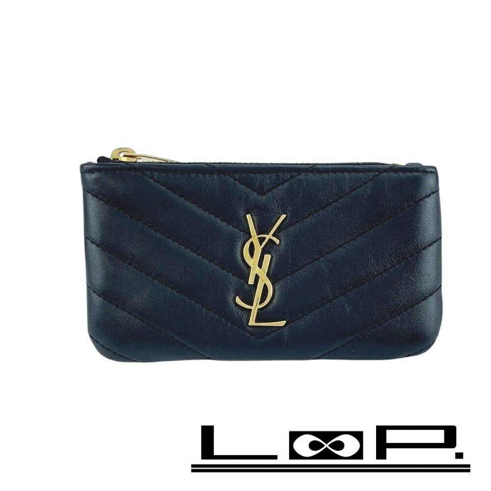 ■美品■ サンローラン カサンドラ コインケース 財布 レザ－ ブラック 【420917】5 【中古】