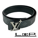 SALE!!!!■美品■ ルイヴィトン サンチュール イニシャル ベルト モノグラム エクリプス #90/36 M9043 【297618】5 【中古】