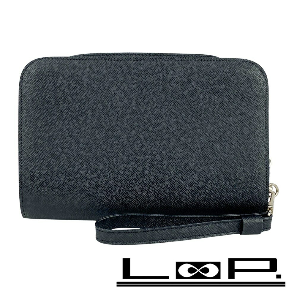 ルイヴィトン ■新同■ バイカル セカンドバッグ クラッチ 鞄 カバン タイガ ノワール シルバー M30182 【622120】11 【中古】