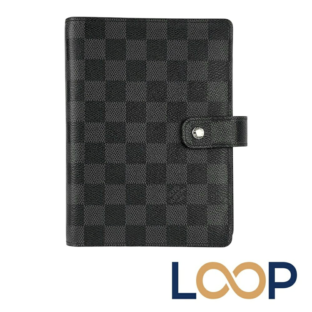 LOUIS VUITTON◇アジェンダMM_エピ_NVY/--/BLK/ボーダー/メンズ ルイ
