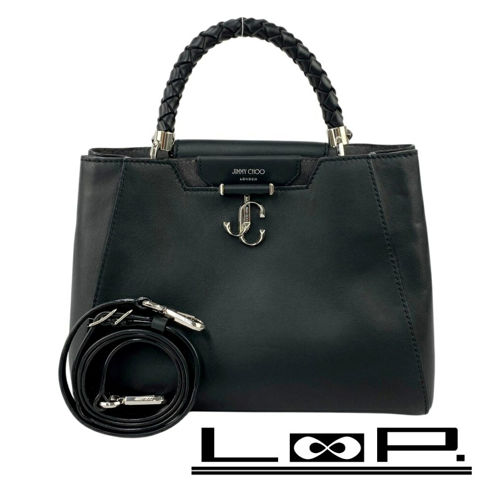 未使用級 JIMMY CHOO VARENNE/S BLACK ショルダーバッグ JIMMY CHOO（ジミーチュウ） ショルダーバッグ VARENNE SHOULDER/XS