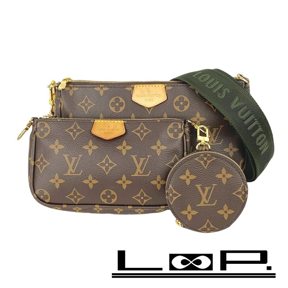 ■新同■　ルイヴィトン ミュルティポシェットアクセソワール ポシェット ポーチ モノグラム M44813 【157523】 【中古】のサムネイル