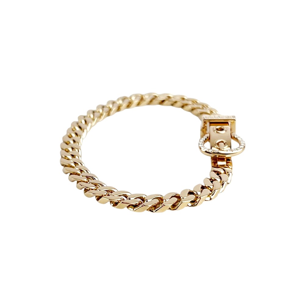 エルメス ■新同■磨き済■ ブックル セリエ ディアンヌ ブレスレット ダイヤ D0.18 K18 PG750 ピンクゴールド 28.5g 箱 【684623】13 【中古】 loopbrand-10033432 LoopLand 楽天市場店 サンプル画像3