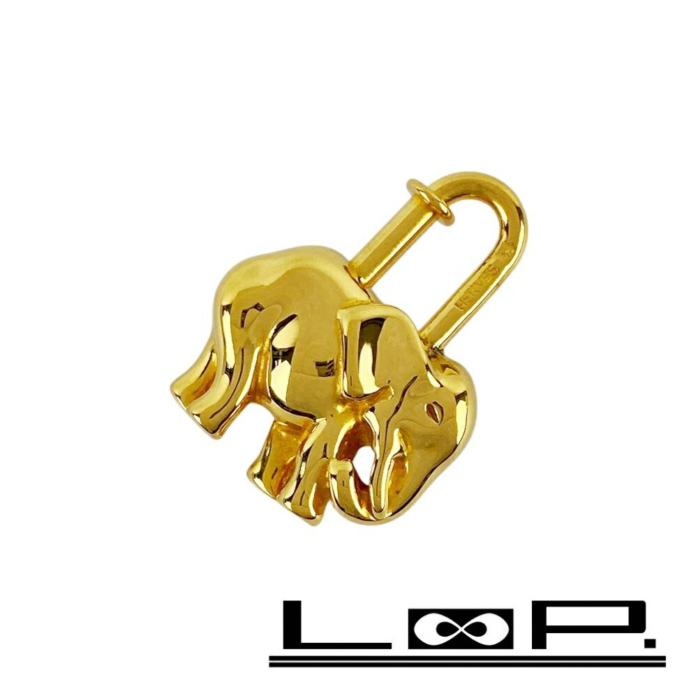 楽天市場】エルメス カデナ エレファント ゴールドの通販