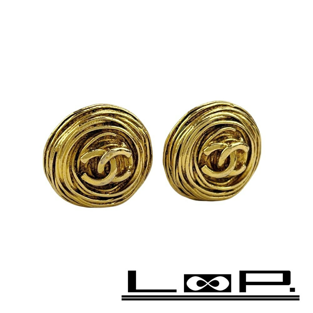 ◆SALE◆ シャネル ■美品■ヴィンテージ■ ココ イヤリング アクセサリー ファッション ゴールド GP 94A 【483325】10 【中古】