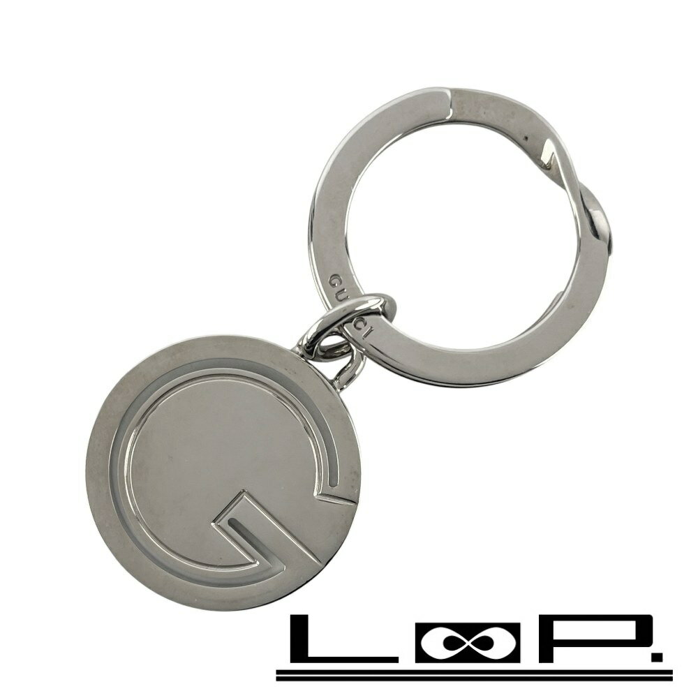 グッチ ■未使用■ キーリング キーホルダー SS シルバー 199895 J160N 8126 箱 【557026】8 【中古】