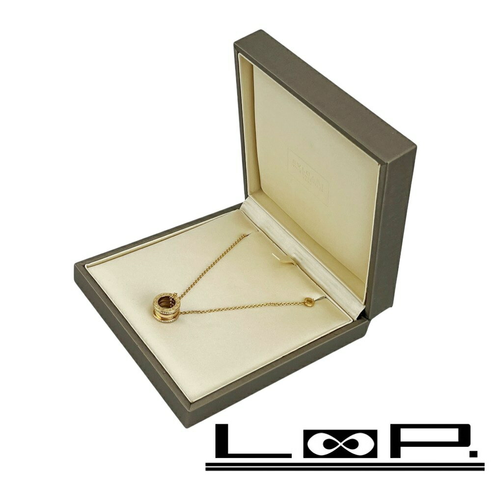 Rakuten - ブルガリ ■美品■ ビーゼロワン ネックレス アクセサリー パヴェ メレ ピンクゴールド ダイヤ K18 750PG 約14g 箱 【625626】11 【中古】
