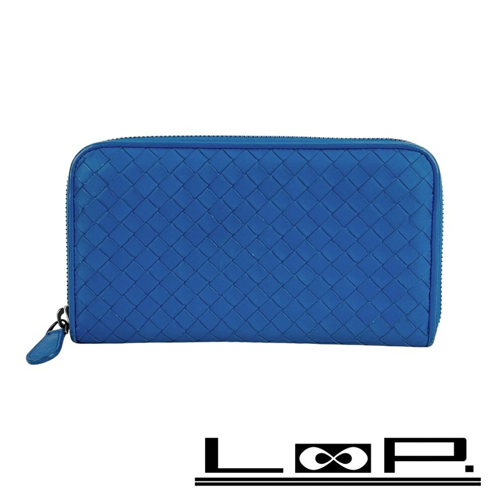 楽天市場】ボッテガヴェネタ 長財布 青の通販