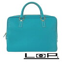 SALE!!!!■美品■ 大峡製鞄 ハンデール ビジネス ハンド バッグ メンズ レザー スカイブルー 水色 【327230】1 【中古】