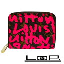 ■美品■ ルイヴィトン ジッピー コインパース コインケース 小銭入れ モノグラム グラフィティ ピンク M93707 【388934】5 【中古】