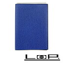 ■未使用■ ヴァレクストラ パスポート ケース トラベル 旅行 レザーブルー SGNL009028 箱 【397639】3 【中古】