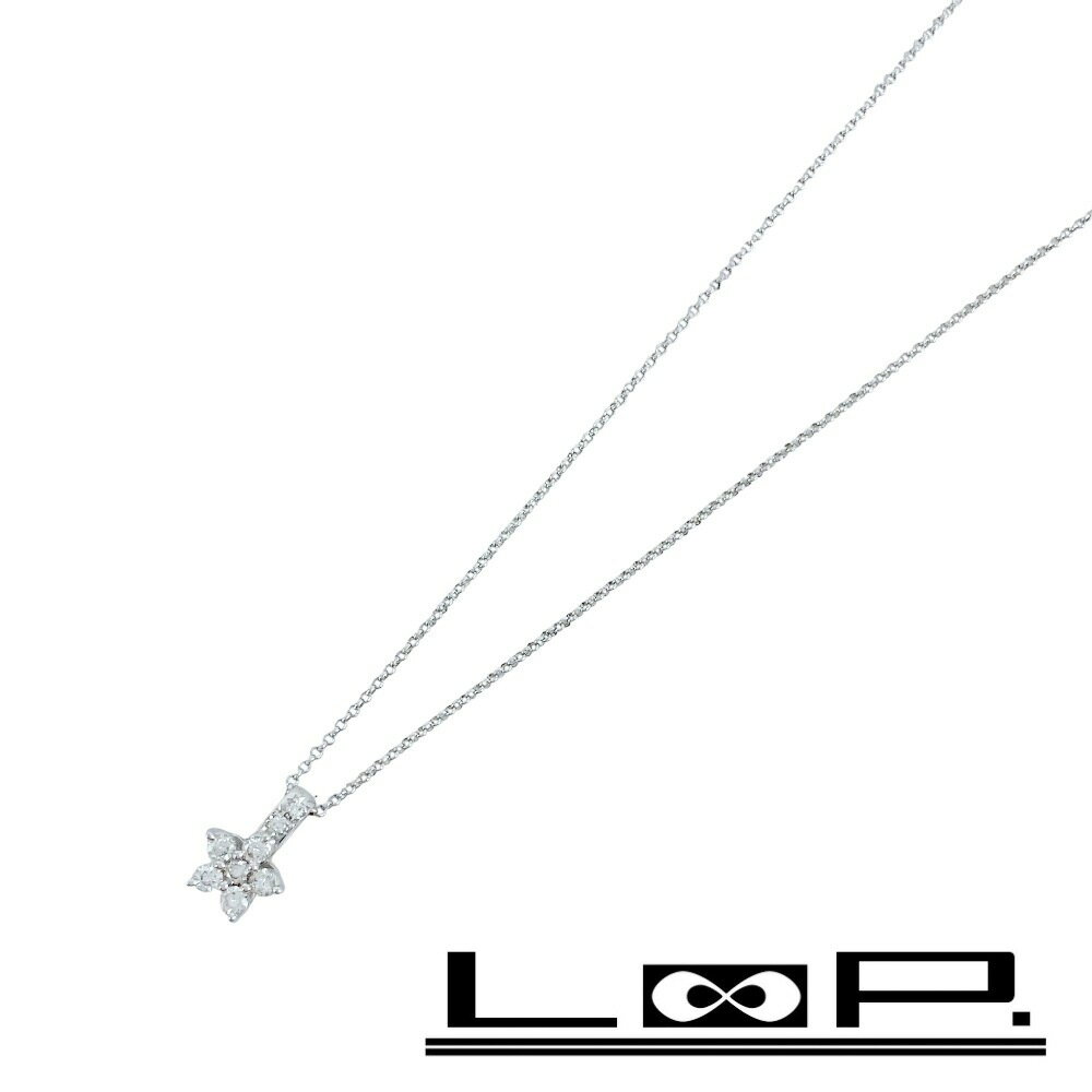 Rakuten - ◆SALE◆ タサキ ■新同■ ネックレス アクセサリー フラワー シルバー ダイヤ K18 750 WG D0.20 2.3g 【439940】11 【中古】