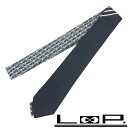 ■未使用■ ディオール トロッター ネクタイ メンズ ファッション シルク ブラック シルバー 11c1047a0443 箱 【377044】5 【中古】