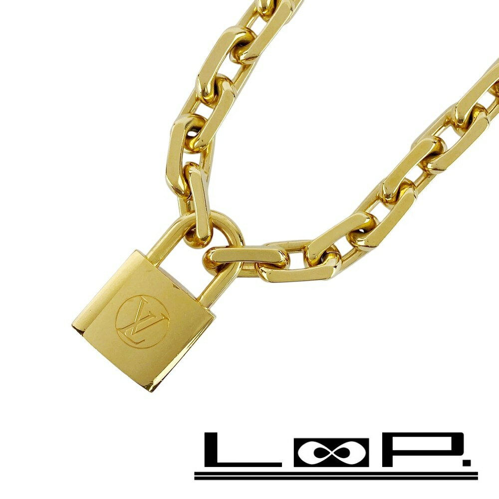 ルイヴィトン ■中古■ コリエ LVエッジ カデナ ネックレス アクセサリー GP ゴールド MP2993 箱 9 
