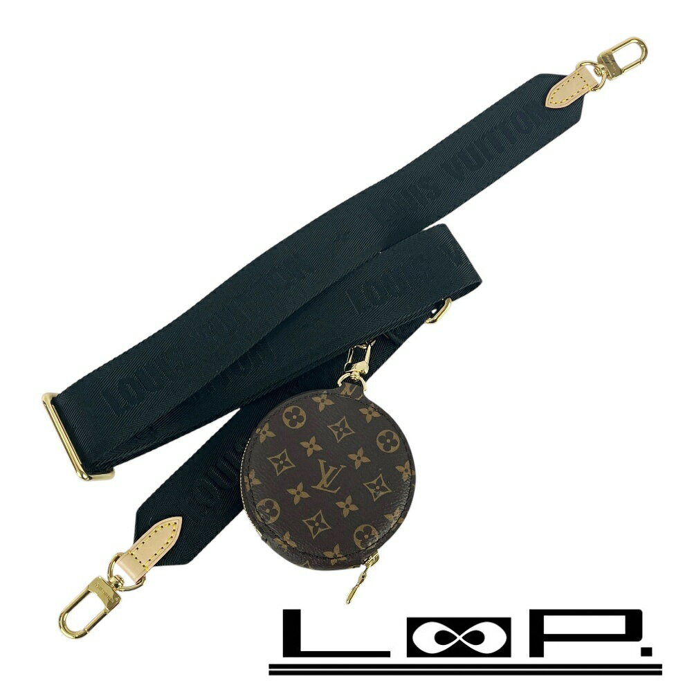 ルイヴィトン ■美品■IC■ ショルダーストラップ ポーチ モノグラム ノワール 黒 J02487 【564246】3 【中古】