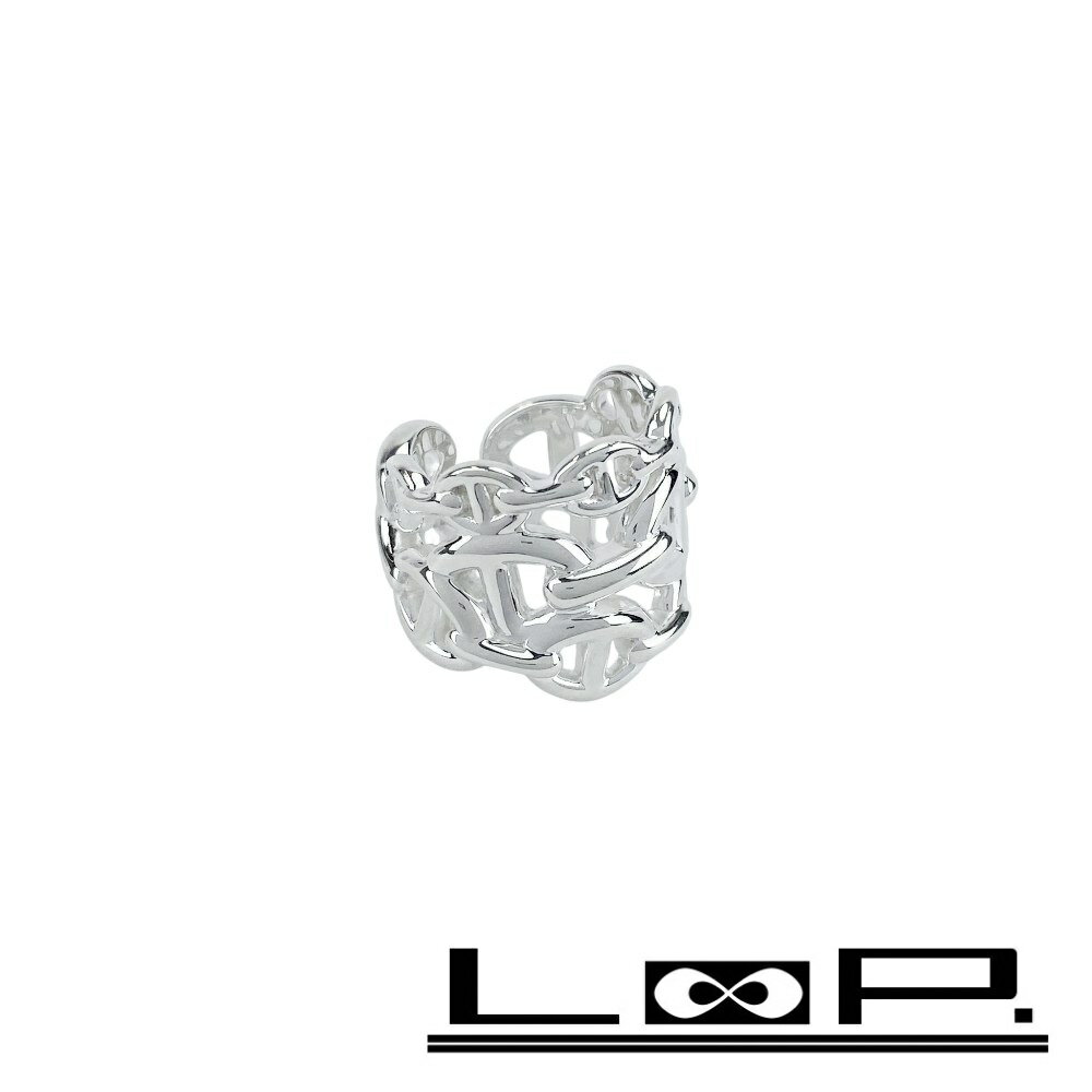 エルメス ■新同■ シェーヌダンクル アンシェネ GM リング 指輪 アクセサリー SV925 シルバー H109506B ..