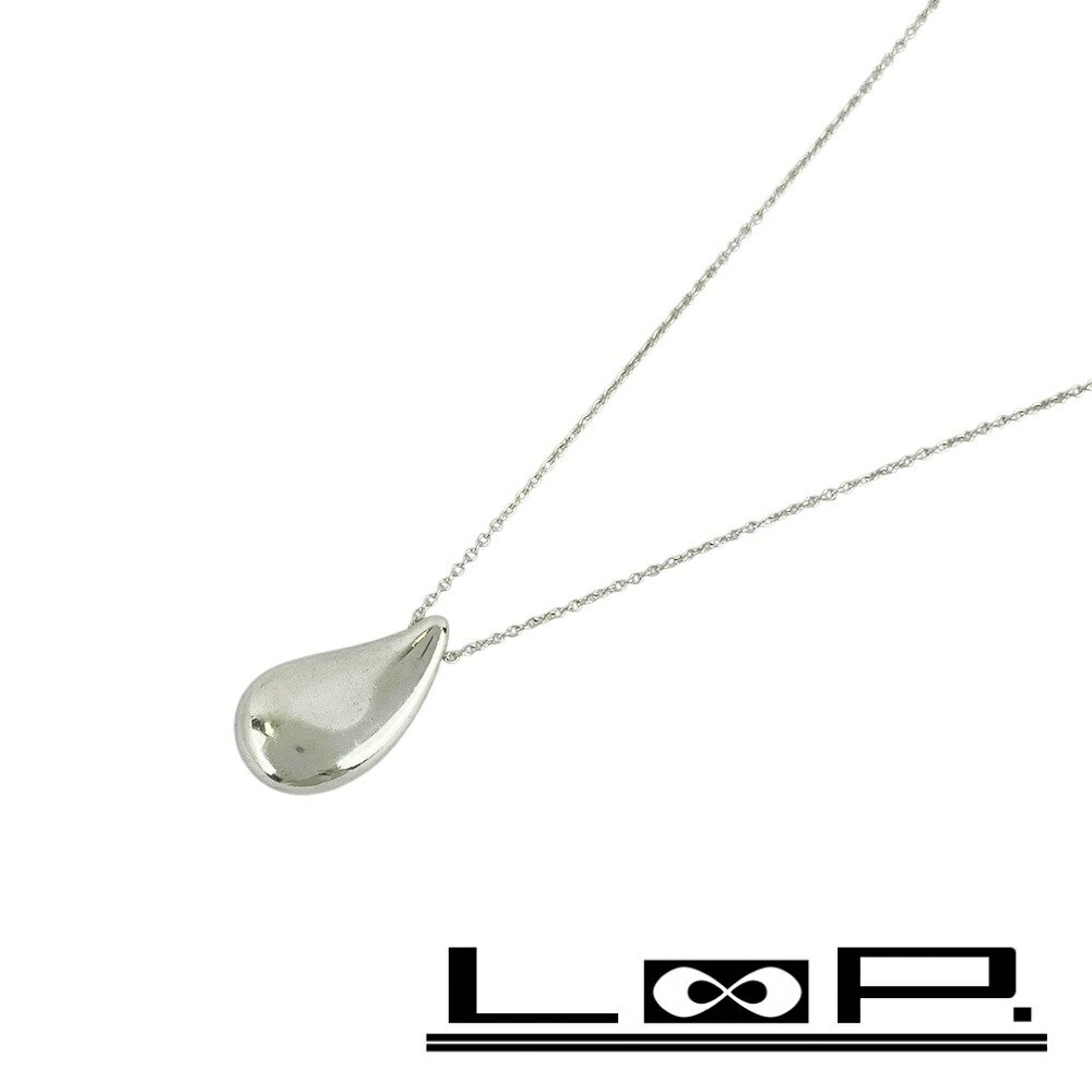 ティファニー ■美品■ ティアドロップ ラージ ネックレス アクセサリー シルバー SV 925 【504648】11 【中古】