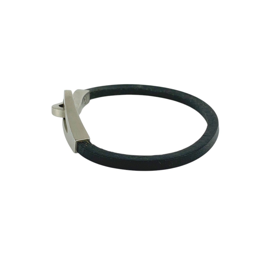 ■中古■　エルメス ジャンボジェット ブレスレット アクセサリー ブラック SS 【359651】8 【中古】