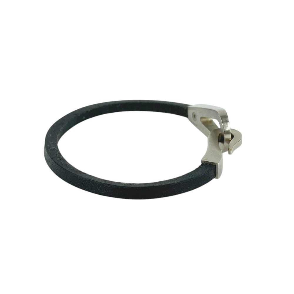 ■中古■　エルメス ジャンボジェット ブレスレット アクセサリー ブラック SS 【359651】8 【中古】