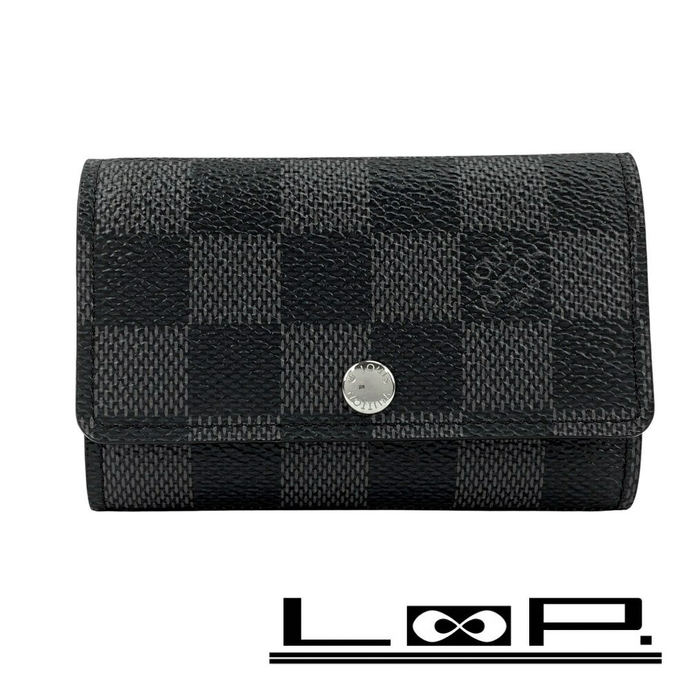 美品　LOUISVUITTON ルイヴィトン ダミエ グラフィット キーケース 楽天市場】ルイヴィトン ダミエグラフィット キーケースの通販