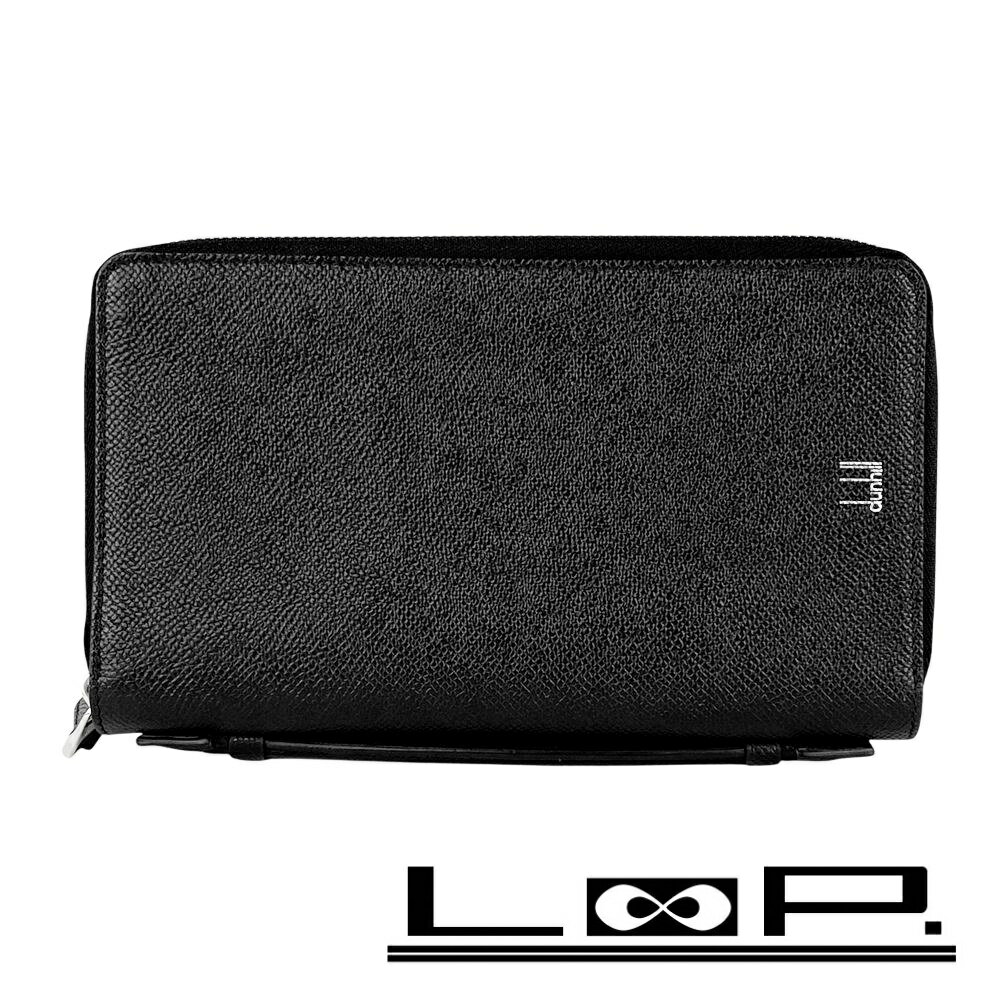 Rakuten - ダンヒル ■美品■ Wラウンドジップ ウォレット トラベルケース 長財布 レザー ブラック 18F2145CA001 【578960】5 【中古】