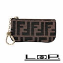 SALE!!!!■中古■ フェンディ ズッカ コインケース 小銭入れ 財布 小物入れ キーケース コンパクト キャンバス ブラウン 【301261】5 【中古】