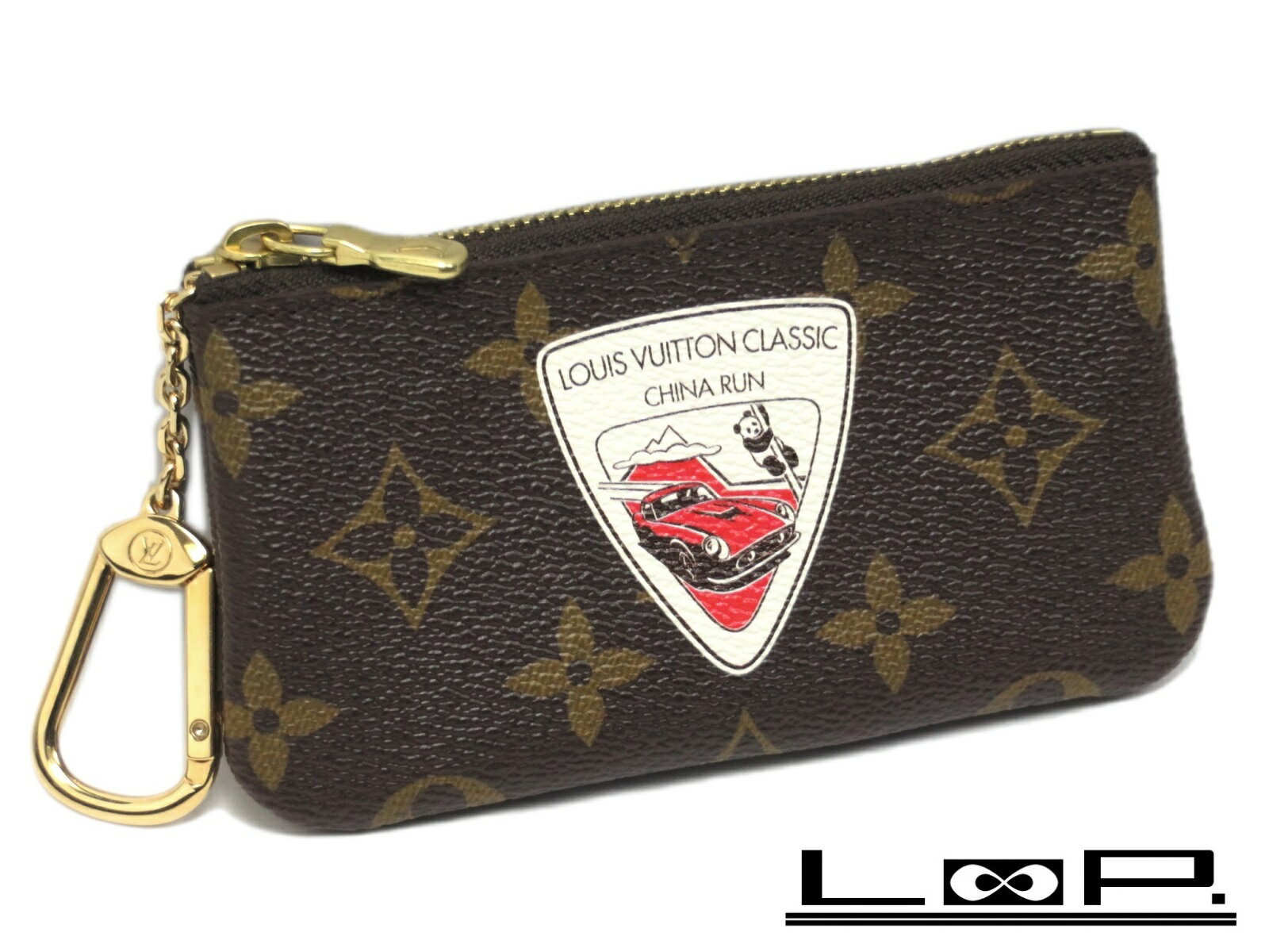 【限定 新同】 ルイ・ヴィトン ポシェット クレ コインケース 小銭入れ 財布 サイフ パンダ モノグラム チャイナ ライン M66554 【B12655】 【中古】