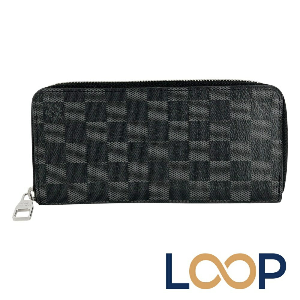 ルイヴィトン ■新同■ ジッピー ウォレット ヴェルティカル 長財布 ダミエ グラフィット ブラック M63095 8 
